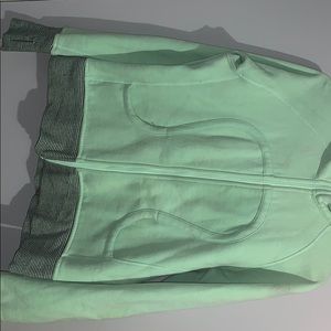 Green and black Size 12 Lululemon Scuba Hoodie